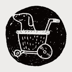 doodle dog stroller N5