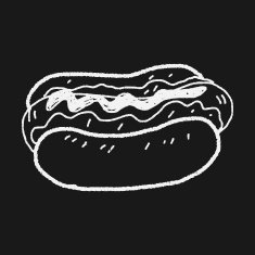 hot dog doodle N5