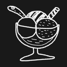 ice cream doodle drawing N17