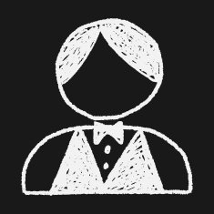 waiter doodle N11