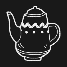 Teapot doodle drawing N9