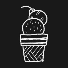 ice cream doodle drawing N19