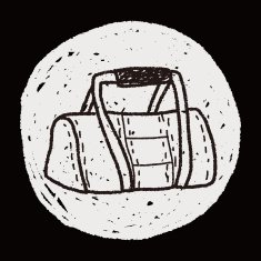 sport bag doodle N11
