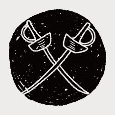fencing doodle N7