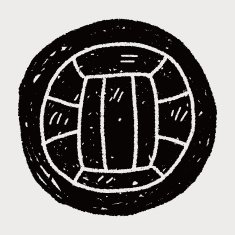 Volleyball doodle N8