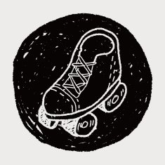 doodle roller skates N8