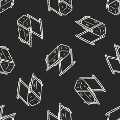 parallel bar doodle seamless pattern background N2
