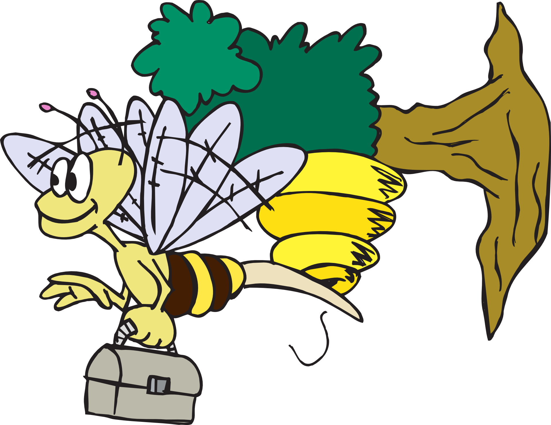 Home going bee drawing free image download