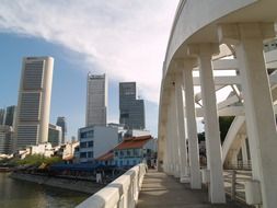 downtown in Singapore