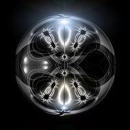 abstract light ball