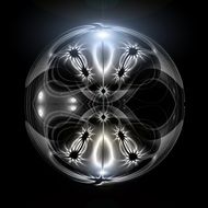 abstract light ball