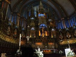 richly decorated catholic temple