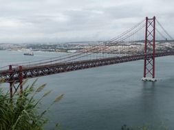 Suspension Bridge In Lisbon