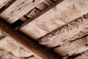 wooden boards like rough wood