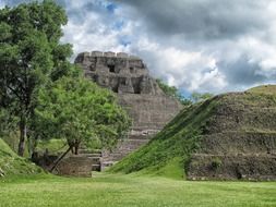 ancient remains of nature in peru