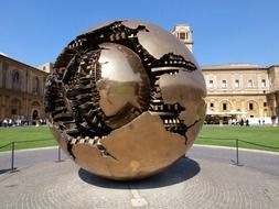 Vatican Golden Ball - a masterpiece of modern art