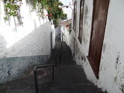 narrow alley in the old town of Spain