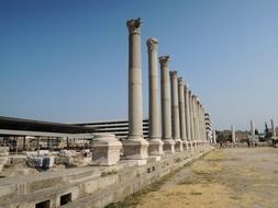 Antique Pillar in Izmir, Turkey