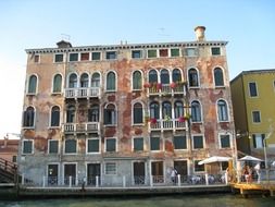 building on the seafront of Venice