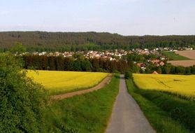 country road in germany