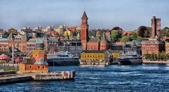 old city on seacoast, sweden, Helsingborg