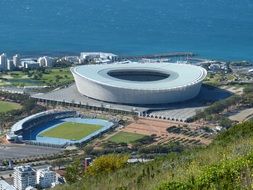 stadium distant view cape town south africa