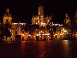 valencia spain night