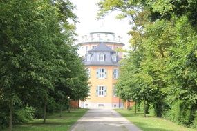 Picturesque old building in park, germany, baden wÃ¼rttemberg