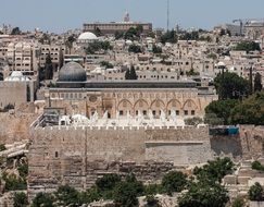 Al-Aqsa Mosque in the old city of Jerusalem