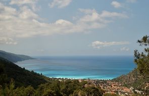 azure coast in Marmaris, Turkey