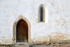 slovakia gothic door window