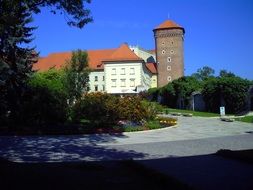 Romanesque Wawel castle in Krakow, Poland