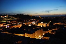 Salzburg in the evening