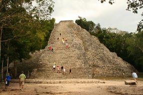 Mayan culture pyramid