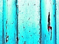 shabby turquoise door