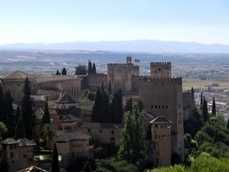 historical Alhambra in Spain