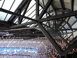 structure of stadium in madrid