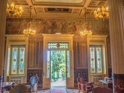 villa cortine elegant interior