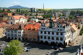 litomerice buildings in Czech republic