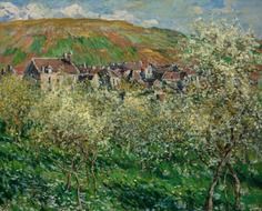 oil painting on canvas by claude monet