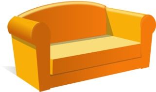 orange couch