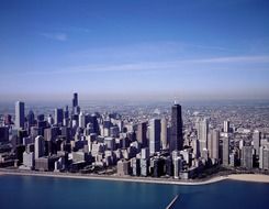 chicago lake reflections