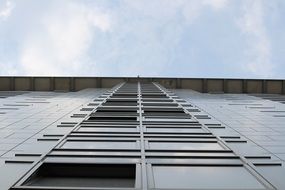 skyscraper front sky building