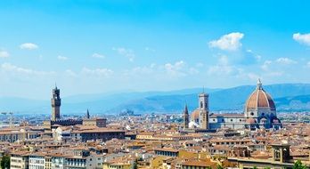 panoramic view of the city of florence
