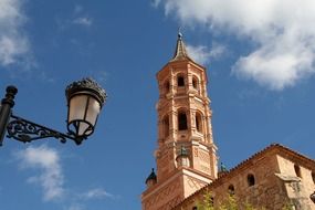 church with a tower in spain on a sunny day