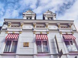 architecture of a small hotel in the netherlands