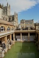 ancient building in Bath, England