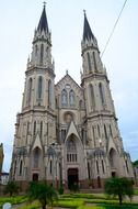 Gothic architecture of the Baptist Cathedral of St. John