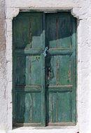 Wooden old door