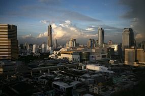 skyscrapers of bangkok